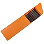 JAM Paper Plastic Snap Pencil Case, Orange (166530565)~#|#~m004543204_sc7