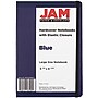 JAM Paper Hardcover Journal, 5.88" x 8.5", Narrow Ruled, Blue, 200 Pages (340526607)~#|#~m004543244_sc7