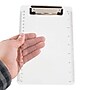 JAM Paper Plastic Clipboard, Memo Size, Clear (331CPMCL)~#|#~m004543409_sc7