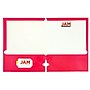 JAM Paper Laminated Glossy 3 Hole Punch Two-Pocket Folders, Fuchsia Hot Pink, 100/Box (385GHPFUB)~#|#~m004543495_sc7