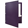 JAM Paper Laminated Glossy 3 Hole Punch Two-Pocket Folders, Purple, 6/Pack (385GHPPUA)~#|#~m004543520_sc7