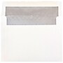 JAM Paper A7 Foil Lined Invitation Envelopes, 5.25 x 7.25, White with Silver Foil, Bulk 250/Box (3243671H)~#|#~m004671936_sc7