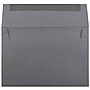JAM Paper A8 Invitation Envelopes, 5.5 x 8.125, Dark Grey, 25/Pack (36396435)~#|#~m004671970_sc7