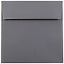 JAM Paper 6 x 6 Square Invitation Envelopes, Dark Grey, Bulk 1000/Carton (36396439B)~#|#~m004671978_sc7