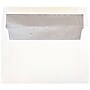 JAM Paper A10 Foil Lined Invitation Envelopes, 6 x 9.5, White with Silver Foil, Bulk 250/Box (900905601H)~#|#~m004672035_sc7