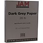 JAM Paper® Matte 28lb Paper, 8.5 x 11, Dark Gray, 500 Sheets/Ream (26396470B)~#|#~m004672174_sc7