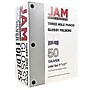 JAM Paper Laminated Glossy 3 Hole Punch Two-Pocket Folders, Silver, 50/Box (385GHPSIC)~#|#~m004672340_sc7