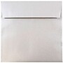 JAM Paper 6.5 x 6.5 Square Metallic Invitation Envelopes, Stardream Silver, 25/Pack (GCST509)~#|#~m004672425_sc7