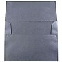 JAM Paper A2 Metallic Invitation Envelopes, 4.375 x 5.75, Stardream Anthracite Black, 25/Pack (GCST606)~#|#~m004672429_sc7