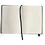 JAM Paper Hardcover Notebook with Elastic, Medium Journal, 5 x 7, Black, 100 Lined Sheets, Sold Individually (340526601)~#|#~m004701180_sc7