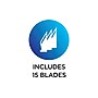 X-Acto™ Knife Blade Dispenser, #2 Blades, 15/Pack~#|#~m004785905_sc7