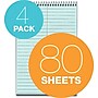 TOPS Prism Steno Pads, 6" x 9", Gregg, Blue, 80 Sheets/Pad, 4 Pads/Pack (TOP 80284)~#|#~m004810887_sc7