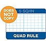 TOPS Graph Pad, 8.5" x 11", Quad Ruled, White, 50 Sheets/Pad (33051)~#|#~m004812496_sc7