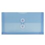 JAM Paper® Plastic Envelopes with Button and String Tie Closure, #10 Business Booklet, 5.25 x 10, Blue, 12/Pack (921B1BU)~#|#~m004857950_sc7