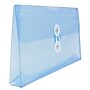 JAM Paper® Plastic Envelopes with Button and String Tie Closure, #10 Business Booklet, 5.25 x 10, Blue, 12/Pack (921B1BU)~#|#~m004858219_sc7
