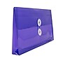 JAM Paper® Plastic Envelopes with Button and String Tie Closure, #10 Business Booklet, 5.25 x 10, Purple, 12/Pack (921B1PU)~#|#~m004858251_sc7