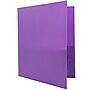 JAM Paper POP Two-Pocket Plastic Folders, Purple, 6/Pack (382Epud)~#|#~m004858300_sc7