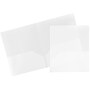 JAM Paper POP 2-Pocket Plastic Presentation Folder, Clear, 6/Pack (382ECLDD)~#|#~m004860328_sc7