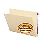 Smead Heavy Duty End Tab File Folder, Straight-Cut Extended Tab, Letter Size, Manila, 100/Box  (24250)~#|#~m004894702_sc7