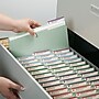Smead Heavy Duty Pressboard File Folder, 1/3-Cut Tab, 2" Expansion, Legal Size, Gray/Green, 25/Box  (18234)~#|#~m004894834_sc7