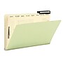 Smead Recycled Heavy Duty Pressboard Classification Folder, 1" Expansion, Legal Size, Gray/Green, 10/Box (78208)~#|#~s0051752_sc7