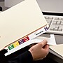 Smead Smartstrip ColorBar WaterGuard Inkjet File Folder Labels, 1 1/2" x 7 1/2", White, 250/Pack (66006)~#|#~m004895103_sc7