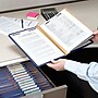 Smead Classification Folders with SafeSHIELD Fasteners, 2" Expansion, Letter Size, 2 Dividers, Dark Blue, 10/Box  (14032)~#|#~m004895203_sc7