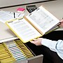 Smead Pressboard Classification Folders with SafeSHIELD Fasteners, 2" Expansion, Legal Size, 2 Dividers, Yellow, 10/Box (19034)~#|#~m004895229_sc7