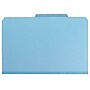 Smead Pressboard Classification Folder, Legal Size, 2 Dividers, Blue, 10/Pack  (19030)~#|#~m004895234_sc7