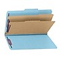 Smead Pressboard Classification Folder, Legal Size, 2 Dividers, Blue, 10/Pack  (19030)~#|#~m004895235_sc7