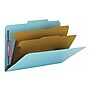 Smead Pressboard Classification Folder, Legal Size, 2 Dividers, Blue, 10/Pack  (19030)~#|#~m004895236_sc7