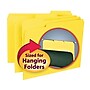 Smead Interior File Folder, 1/3-Cut Tab, Letter Size, Yellow, 100/Box (10271)~#|#~m004895349_sc7
