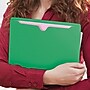 Smead Reinforced File Jackets, Reinforced Straight Cut Tab, Letter Size, Green, 100/Box (75503)~#|#~m004895675_sc7