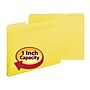 Smead Pressboard File Folders, 1/3-Cut Tab, 1" Expansion, Letter Size, Yellow, 25/Box (21562)~#|#~m004895919_sc7
