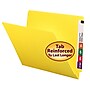 Smead Colored End Tab File Folder, Shelf-Master Reinforced Straight-Cut Tab, Letter Size, Yellow, 100/Bx (25910)~#|#~m004895995_sc7