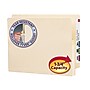Smead End Tab File Pocket, Reinforced Straight-Cut Tab, 1-3/4" Expansion, Letter Size, Manila, 25/Box (75114)~#|#~m004896415_sc7