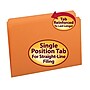 Smead File Folder, Reinforced Straight-Cut Tab, Legal Size, Orange, 100 per Box (17510)~#|#~m004896671_sc7