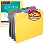 Smead SuperTab File Folders, 3 Tab, Letter Size, Assorted Colors, 12/Pack (11641)~#|#~m004896909_sc7