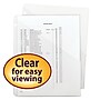 Smead Organized Up Poly Binder Pockets, 3-Hole Punched, Clear, 5/Pack (89506)~#|#~m004896961_sc7