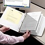 Smead Organized Up Poly Binder Pockets, 3-Hole Punched, Clear, 5/Pack (89506)~#|#~m004896963_sc7