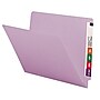 Smead End-Tab File Folders, Shelf-Master Reinforced Straight-Cut Tab, Letter Size, Lavender, 100/Bx (25410)~#|#~m004897030_sc7
