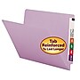 Smead End-Tab File Folders, Shelf-Master Reinforced Straight-Cut Tab, Letter Size, Lavender, 100/Bx (25410)~#|#~m004897032_sc7
