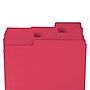 Smead SuperTab File Folder, 3 Tab, Letter Size, Red, 100/Box (11983)~#|#~m004897146_sc7