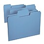 Smead SuperTab® File Folder, 3 Tab, Letter Size, Blue, 100/Box (11986)~#|#~m004897156_sc7