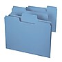 Smead SuperTab® File Folder, 3 Tab, Letter Size, Blue, 100/Box (11986)~#|#~m004897157_sc7