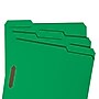 Smead Fastener File Folders, 2 Fasteners, Reinforced 1/3-Cut Tab, Letter Size, Green, 50/Box (12140)~#|#~m004897212_sc7
