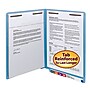 Smead Shelf-Master Recycled Reinforced Classification Folder, 3/4" Expansion, Letter Size, Blue, 50/Box (25040)~#|#~m004897275_sc7