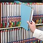 Smead End Tab Pressboard Classification Folders with SafeSHIELD Fasteners, Letter Size, Blue, 10/Box (26781)~#|#~m004897354_sc7