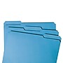 Smead File Folder, Reinforced 1/3-Cut Tab, Legal Size, Blue, 100 per Box (17034)~#|#~m004897680_sc7