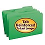 Smead File Folder, Reinforced 1/3-Cut Tab, Legal Size, Green, 100/Bx (17134)~#|#~m004897689_sc7